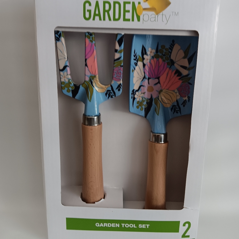 Garden Party Garden Tool Set 2 Piece Floral Tools Kit Tool Sets Equipment NEW